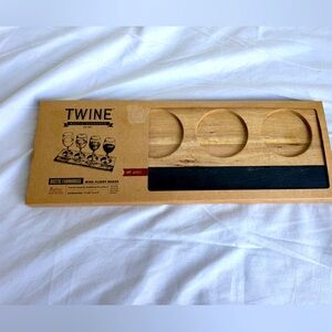 Twine Rustic Farmhouse Wine Flight Board‎ Wood Chalkboard 4 Wine